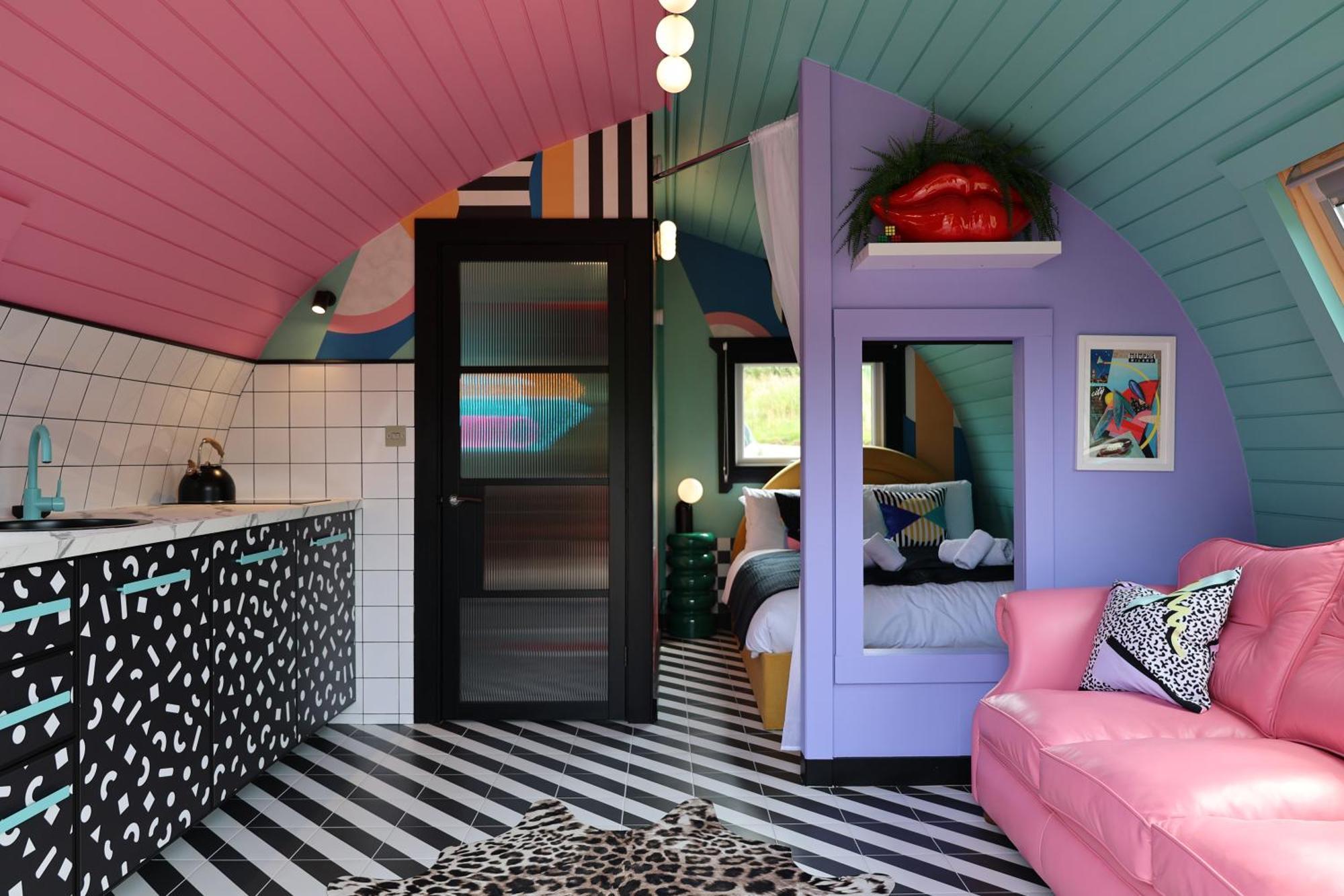 Ammonite Glamping Pod & Hot Tub Apartment Hungerton Bagian luar foto